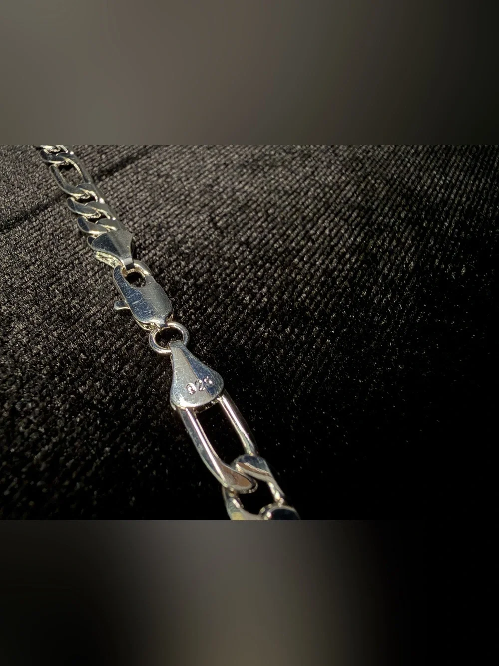 Figaro Link 24in 5.5MM 925 Premium Finish Chain Brand New. Shine Bright!